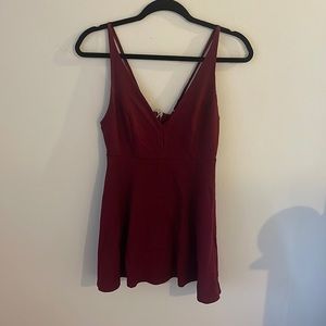 Maroon dress